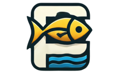 Fisch Script Logo